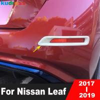 ฝาครอบไฟไฟตัดหมอกกันชนรถโครเมี่ยมด้านหลังสำหรับ Nissan Leaf 2017 2018 2019,ฝาครอบไฟตัดหมอกที่ส่วนท้ายเป็นอุปกรณ์เสริม