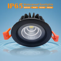 IP65 Lighting Led Recessed Downlight Waterproof Indoor Ceiling Lamp Room Light 5W 7W 12W Spot Led Bathroom Balcony Corridor Lamp