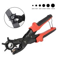 For Strap Belt Saddle Watchband Leathercraft Punch Plier DIY Punch Hole Tool Set Leather Eyelet Puncher 6 Holes  Pliers