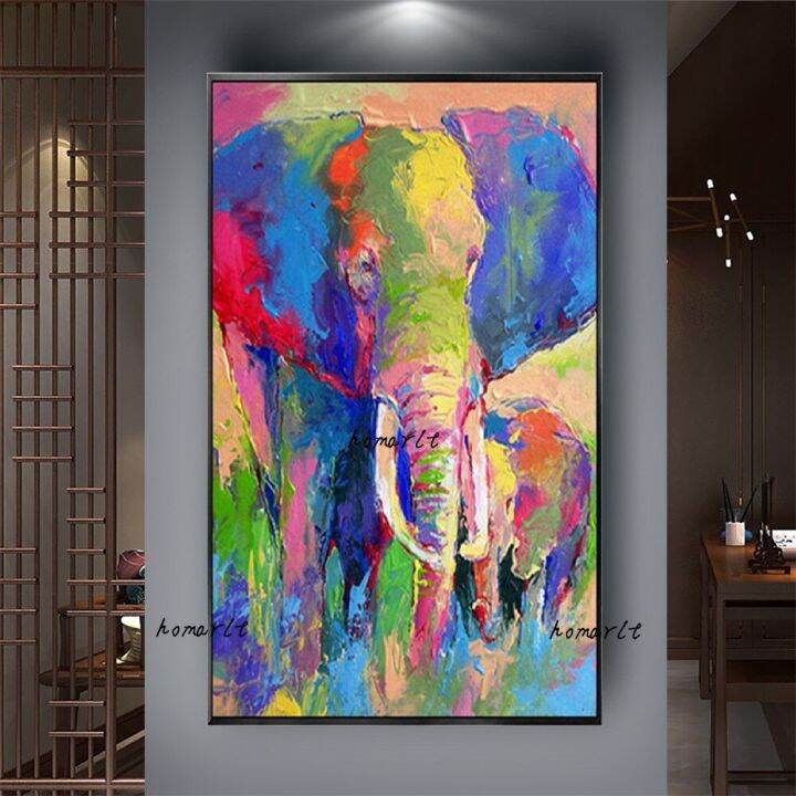 Saiz besar Wall Art Pictures Home Decor Wall Canvas lukisan minyak ...