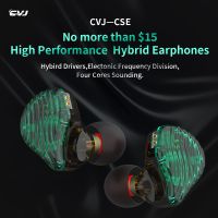 GenT CVJ CSE หูฟังอินเอียร์ หูฟังสอดหู ไดรเวอร์ 4 ตัว สเตอริโอ HiFi Bass Earphone/Headphone Hybrid in Ear Monitors