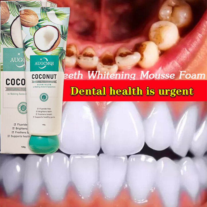 whitening toothpaste 120g toothpaste whitening teeth rich in coconut