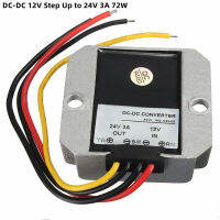 to Step 24V Power Converter Regulator Car 72W DC-DC 12V 3A Up