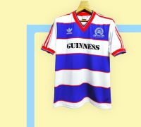 D51 QPR QUEEN PARK RANGERS HOME 1986 1987 RETRO FOOTBALL SHIRT SOCCER JERSEY