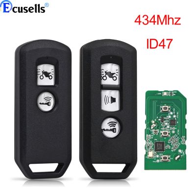 Motorcycle Scooter Smart Keyless 434Mhz ID47 Key Remote For Honda K35V3 ADV SH 150 Forza 300 125 PCX150 2015-16 2017-2019