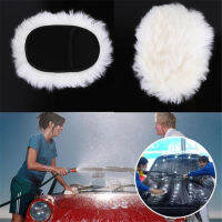 Super Long Hair Breathability Mesh Paws Sheepskin Car Washing Cleaning Polishing Gloves Luxury Lamb Wool Glove