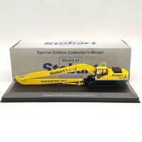 Atlas 1:76 Eddie Stobart Rail Komatsu PC340ไฮดรอลิก Excavator W122 Civil Engineering สีเหลือง Diecast รุ่นคอลเลกชันของเล่นรถ