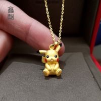 [COD] New pendant golden necklace female all-match cartoon anime character exquisite clavicle chain