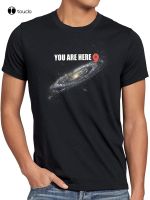 Galaxy You Are Here Mens Tshirt Navigation System Tee Shirt