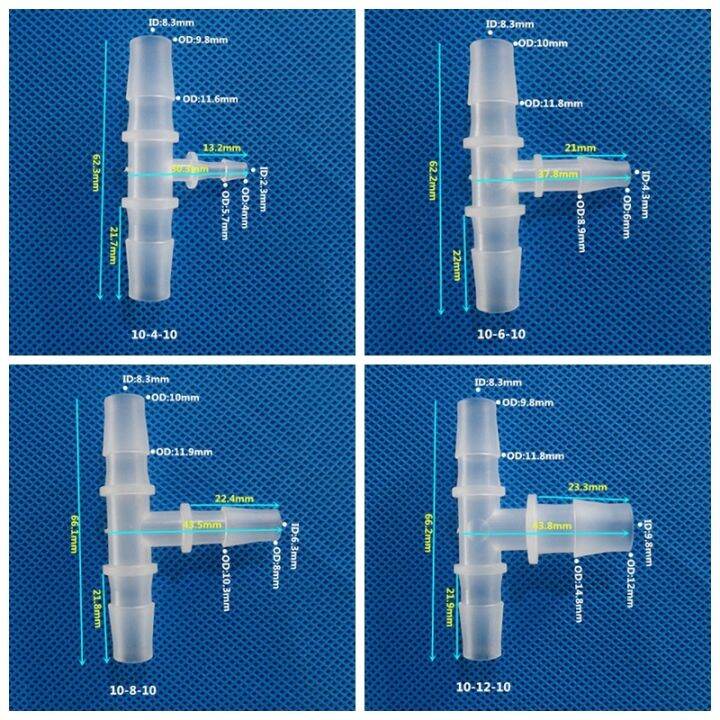 ร้อน-5ชิ้น-ล็อต8-10มิลลิเมตรถึง4-20มิลลิเมตร-pp-ลด-tee-เชื่อมต่อเติมอากาศท่อข้อต่อพิพิธภัณฑ์สัตว์น้ำถังปั๊มลมเครื่องฟอกอากาศหลอดเชื่อมต่อ