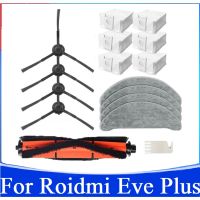 16Pcs Replacement Accessories for Roidmi Eve Plus Robot Vacuum Cleaner Main Side Brush Mop Cloth Dust Bag Cleaning Brush