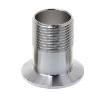 【Fonta เครื่องมือ Shop】Stainless สตีลสุขาภิบาลชาย Threaded Ferrule ปลายบากท่อ Tri ตัวปรับแคลมป์ยึด