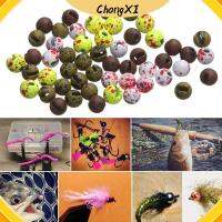 CHONGXI 20Pcs/lot ของใหม่ อุปกรณ์ตกปลาสำหรับตกปลา 2.5มม./3.0มม./3.5มม./4.0มม. ดีไซน์สวยดี บินผูกวัสดุ ลูกปัดเจาะรู ลูกปัดทังสเตนทังสเตน โลหะผสมทังสเตนอัลลอยด์