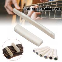 1เซ็ต Tulang Pelana Gitar Kacang Pin Ustik Gitar AT ช่างทำกีตาร์ DIY Pelana Kacang Jembpin Sapi Lp Tailpiece Suku Cadang