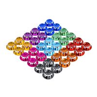 ❣♟✶ 4pcs/lot Aluminium Wheel Hub Cover Antidust Cover 17mm HEX Nut For 1/8 RC 1:8 Model Car Anti-skid Wheel Cover