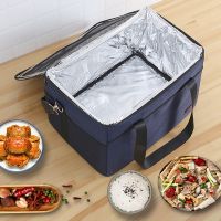 Cooler Bag Insulated Lunch Bags Waterproof Storage Bag Picnic Takeout Keep Cool Large Capacity Fresh Food Box Bag