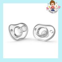 nanobebe Flexy Pacifier จุกหลอกนาโนเบเบี้ เฟลกซี่ รุ่นซิลิโคน (สีขาว)