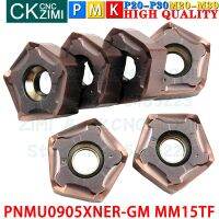 PNMU0905XNER-GM MM15TF PNMU 0905 XNER-GM เม็ดมีดคาร์ไบด์เม็ดมีดกัดป้อนเร็ว MFPN CNC เครื่องมือกัดแบบถอดเปลี่ยนได้หนัก