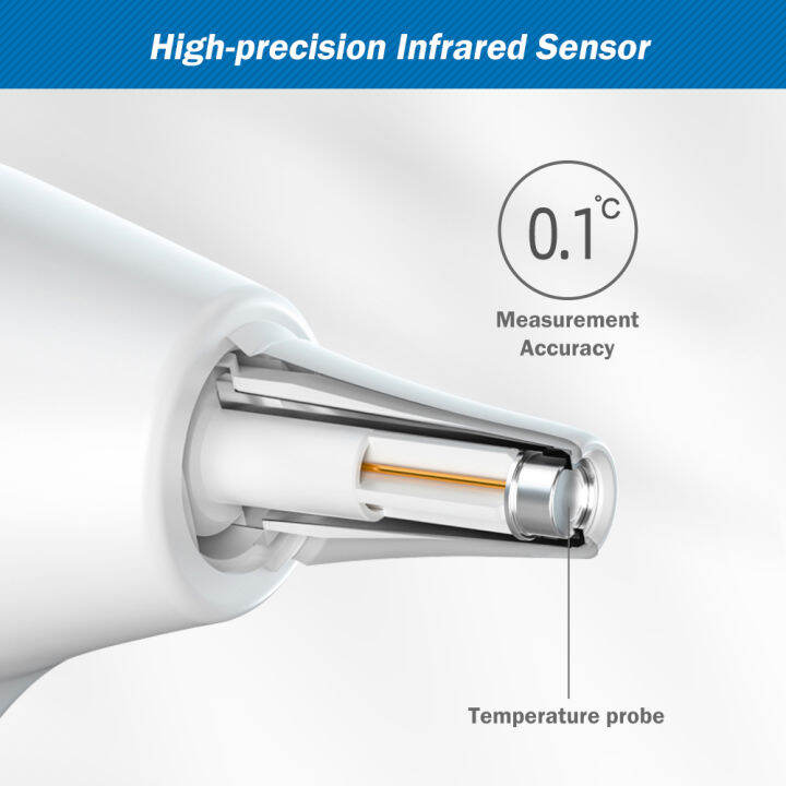 cofoe-3-in-1หูและหน้าผากเด็กเซ็นเซอร์อุณหภูมิเทอร์โมมิเตอร์สแกนเนอร์ดิจิตอลเครื่องวัดอุณหภูมิอินฟราเรด-original-มือ-lcd-ตัววัดความร้อน-tri-color-backlight-non-contact-ir-บ้านเด็กผู้ใหญ่วัตถุความร้อนไข