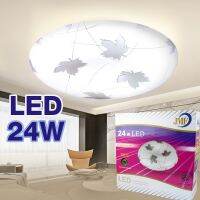 โคมไฟเพดาน JMF-CL24w-1 โคมไฟ รุ่น 24w-led-ceiling-lamp-leafs-มอก-circle-06a-Song