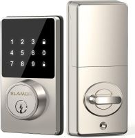 ล็อคอัจฉริยะด้วยรหัสผ่านรายการ Keyless ล็อคประตูกับแป้นหน้าจอสัมผัส,ติดตั้งได้ง่าย,ปลดล็อคแอพ,รหัสผู้ใช้50รหัส,ความปลอดภัย