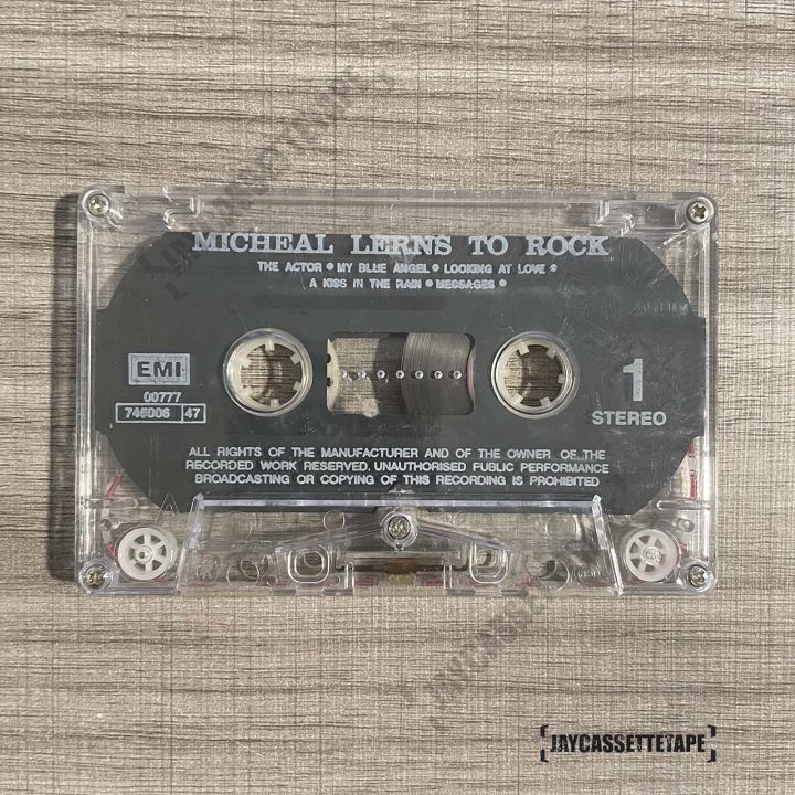เทปเพลง-เทปคาสเซ็ต-เทปคาสเซ็ท-cassette-tape-เทปเพลงสากล-michael-learns-to-rock-อัลบั้มแรก