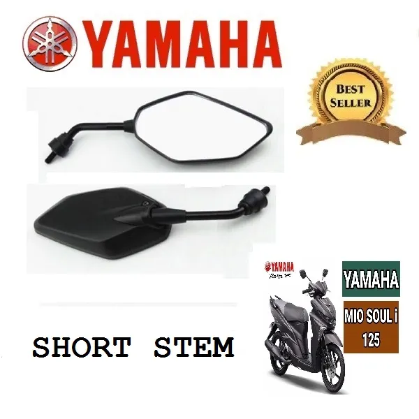 YAMAHA MIO SOUL I 125 Motorcycle Side mirror black short stem DAHON