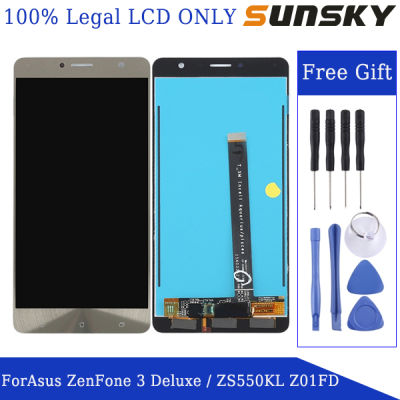 Sunsky หน้าจอ LCD ของ OEM สำหรับ Asus ZenFone 3 Deluxe / ZS550KL Z01FD พร้อม Digitizer ประกอบเต็มตัวเครื่อง