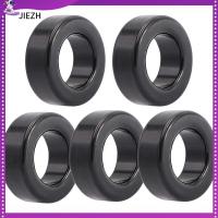 JIEZH 5Pcs 42X24X16mm แหวนเฟอร์ไรต์ สีดำสีดำ เหล็กแกนทอรอยด์ แบบพกพาได้ หม้อแปลงไฟฟ้า ตัวกรอง emi/rfi