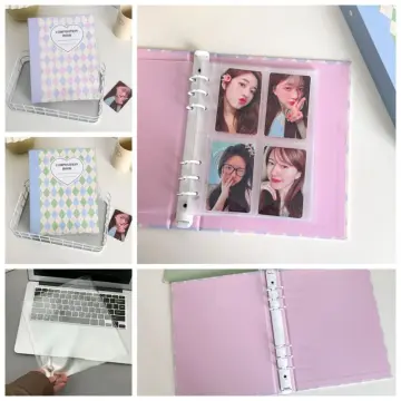 A5 Photocard Binder Diy Photocard Collect Book Idol Polaroid Album  Scrapbook Kpop Photo Album Journal Notebook Card Binder
