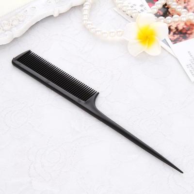 Black Fine-tooth Comb Metal Pin Anti-static Hair Style Beauty Tail Styling Tools Hair Comb Rat L7C2