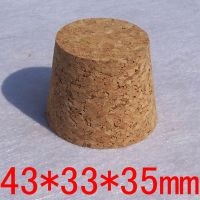 【CW】☌  43x33x35mm Lab Corks Test Tube Stoppers Jar Cover Wine Glass Bottle Plugs for School Experiment or