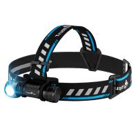 【CW】 MC18 Headlamp 1200lm 18650 Magnetic Rechargeable Headlight Flashlight with Indicator Tail for Fishing