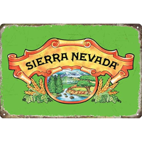 ป้ายโลหะดีบุกตกแต่ง Sierra Negadas เหมาะสำหรับร้านกาแฟบาร์เบียร์แผ่นโลหะติดผนังตกแต่งบ้านวินเทจงานศิลปะที่ไม่เหมือนใคร