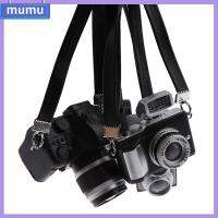 MUMU 1:12 มาตราส่วน อุปกรณ์เสริมบ้านตุ๊กตา มินิ SLR พร้อมสายดำ รุ่นกล้องดิจิตอล ชัตเตอร์และแฟลช กล้องตุ๊กตาจิ๋ว