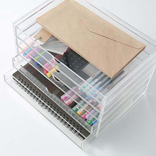 เคสอะคริลิกซ้อนได้-muji-แนวนอน5ชั้นประมาณ25-5-w-x-17-d-x-16-h-cm-15915491โปร่งใส