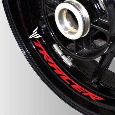 New Motorcycle Reflective wheel Tire logo creative stickers rim inner Decorative decals for YAMAHA tracer 900 700 900gt