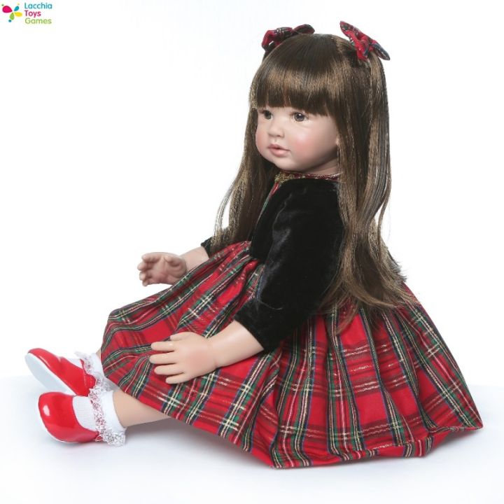 lt-ready-stock-ตุ๊กตาเด็กทารก-ตุ๊กตาเด็กรีบอร์น-60ซม-silicone-reborn-baby-dolls-baby-doll-alive-realistic-boneca-lifelike-real-girl-doll-reborn-for-birthday-christmas-ของเล่นเด็ก-ของขวัญ-cod