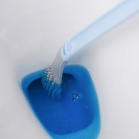 For Toilet Bowl Bathroom Accessories Golf Toilet Brush Silicone Rubber Wc Tools Brush Wall-mounted Punch-free Bathroom Brush