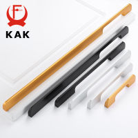 【CW】KAK Black Kitchen Handle Cabinet Knobs and Handles Aluminium Alloy Wardrobe Door Pull Drawer Knob Long Furniture Handle Hardware