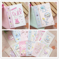 10pcs lot High-end baby boy girl Newborn greeting card Boy girl birthday card Cute baby card Blessing invitation cards