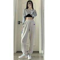 ۞◕☾ Authentic Champion sweatpants for women pure cotton leggings autumn and winter new thickened casual slimming long pants 2023 hot style