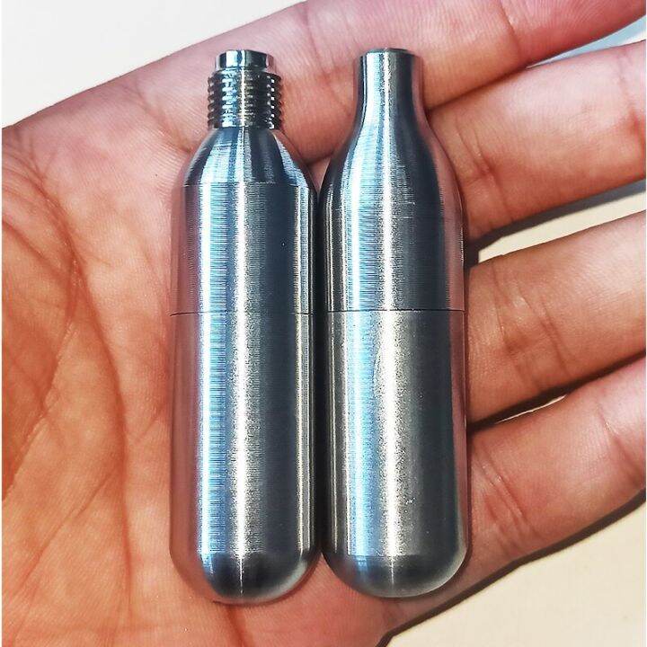 Refillable Capsule 8G Gas Cylinder Stainless Steel Co2 Cartridge for