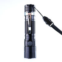 S11 Zoomable Flashlight 18650 Torch USB C Rechargeable LED Light CREE XPL 1200lm with Power Indicator and Magnet Tail for Hiking