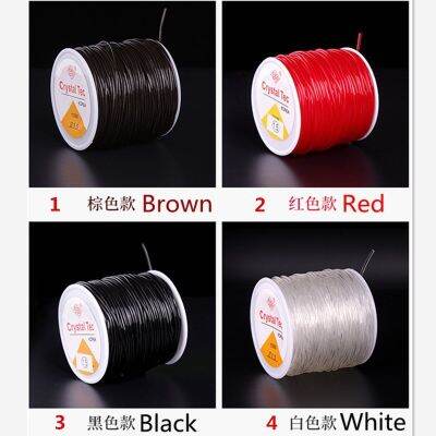 โปร่งใสผ้าไหมสายการประมงลอยยืดรอบ/ยืดหยุ่นคริสตัล Tec Clear String/อาเกต DIY