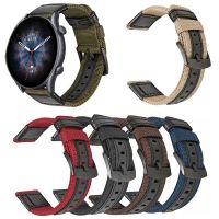 [มาแรง] สำหรับ Xiaomi Huami Amazfit GTR 3 Pro Bracelet 22Mm สายรัดข้อมือไนลอนแนวสปอร์ตสำหรับ Amazfit GTR 2 2E 47Mm Stratos 2S