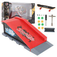 Fingers Skateboard Kit Sport Training Props Combination Ramps Skate Interior Scenes Park Toys ของเล่นในร่ม