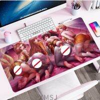 ก้นใหญ่เซ็กซี่สาว Mousepad อะนิเมะแล็ปท็อปเมาส์แป้นพิมพ์ Pad อุปกรณ์เกมกันลื่นโต๊ะทำงานคอมพิวเตอร์โต๊ะเกม