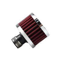 】【=-【 Universal 12Mm Car Air Filter For Motorcycle Cold Air Intake High Flow Crankcase Vent Cover Mini Breather Filters