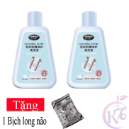 Combo 2 chai Nước tẩy lồng máy giặt Nhật Bản chai 260ml Tặng 1 bịch long